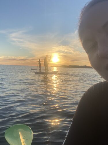 Minä Porissa merellä suppailemassa